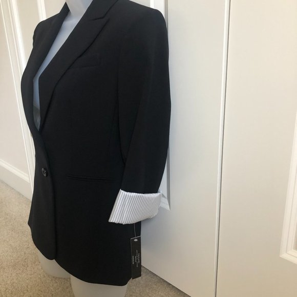 *HP* NWT! Tahari ASL Cuff Sleeve Notch Jacket / Blazer - Picture 6 of 16